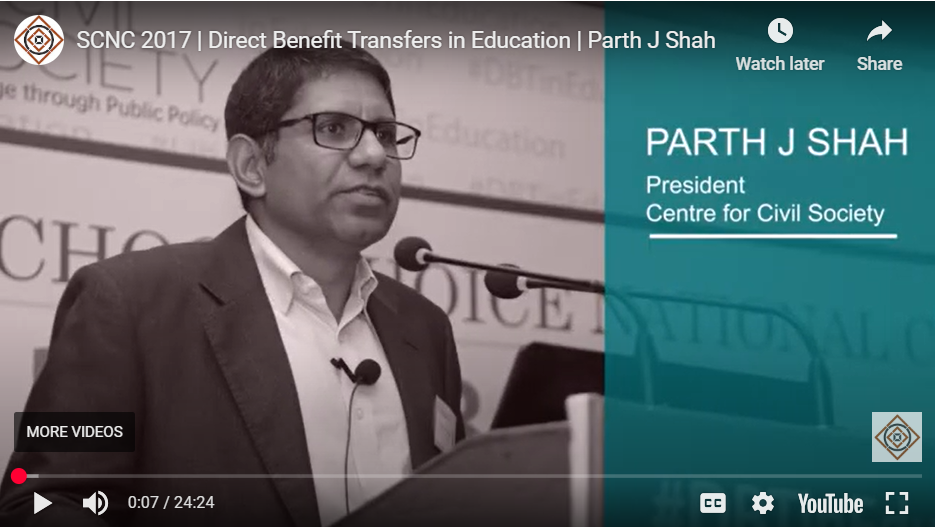 SCNC 2017 | Direct Benefit Transfers in Education | Parth J Shah